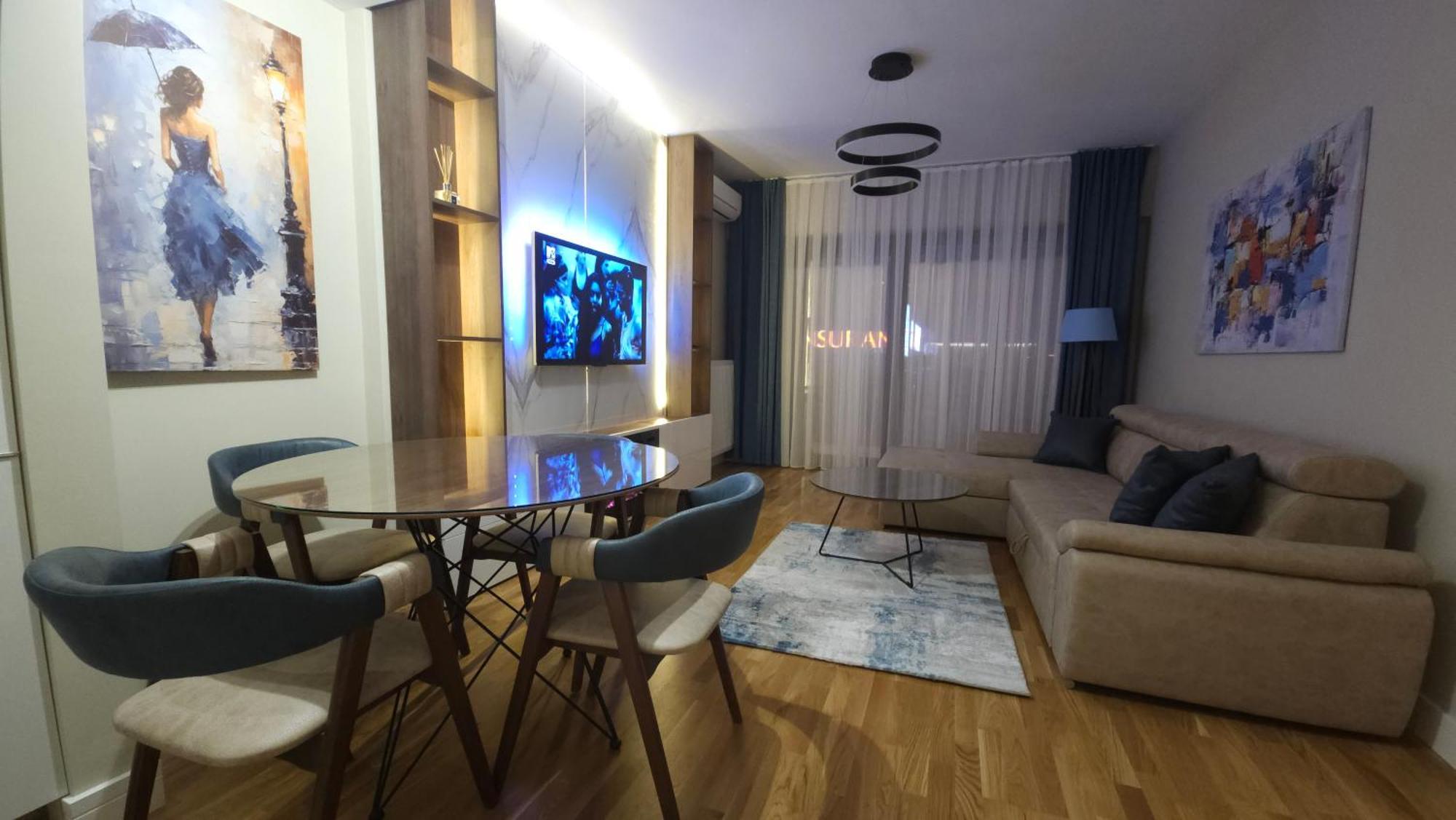Anika Luxury Apartment At Diamond Center 斯科普里 外观 照片