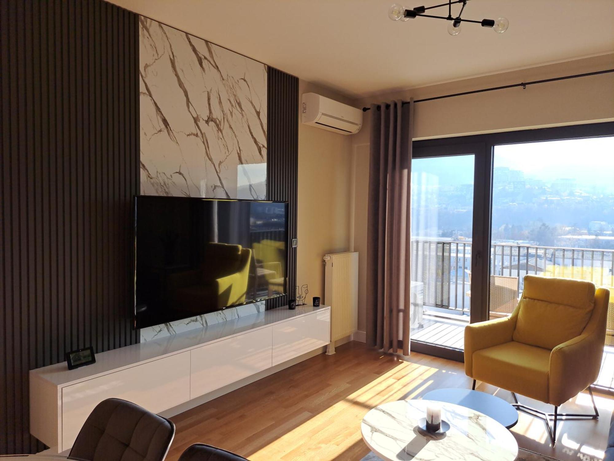 Anika Luxury Apartment At Diamond Center 斯科普里 外观 照片